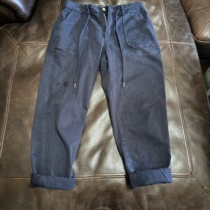 Judy Blue Women's Navy Cargo Jeans